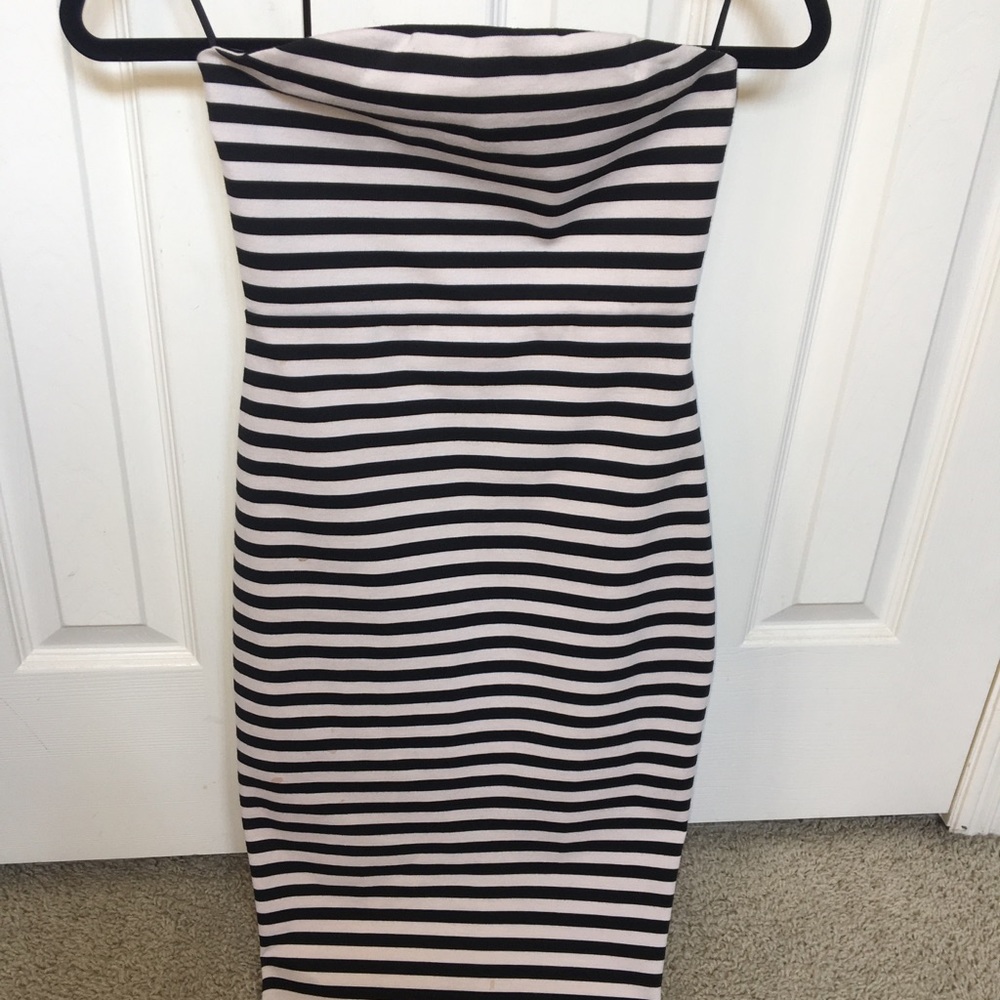Express strapless dress